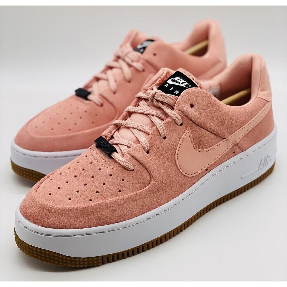 NEW Nike Air Force 1 Sage Low Coral Stardust White AR5339-603 Women’s Size Multi